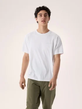 Camisa de algodón «Blurred Bird» de Kragg SL, manga corta, para hombre