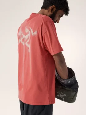 Camisa de algodón «Blurred Bird» de Kragg SL, manga corta, para hombre