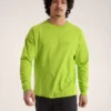 Camisa de algodón Kragg de manga larga para hombre