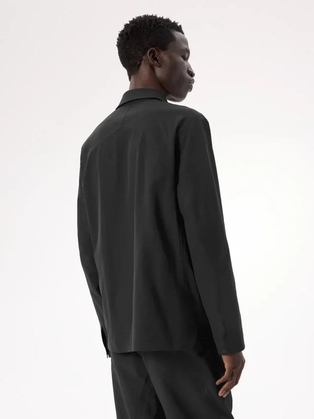 Camisa de campo de manga larga para hombre