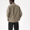 Camisa de campo de manga larga para hombre