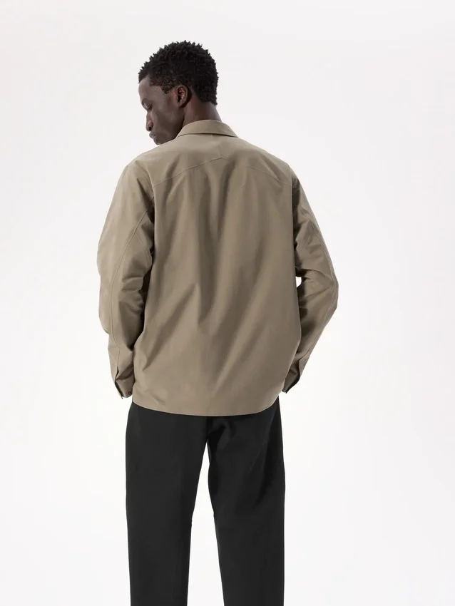 Camisa de campo de manga larga para hombre