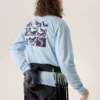 Camisa de manga larga Kragg SL de algodón con estampado de pájaros para hombre
