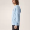 Camisa de manga larga Kragg SL de algodón con estampado de pájaros para hombre