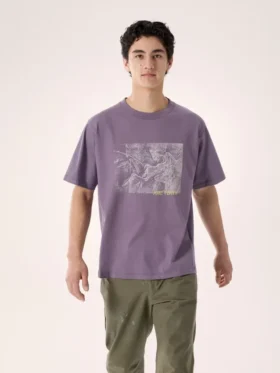 Camisa Kragg Cotton Lithographica SS para hombre