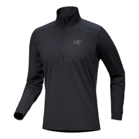 Camiseta con cuello de cremallera Rho LT «Negro»