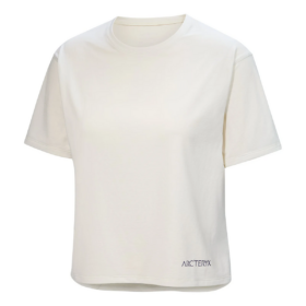 Camiseta corta con logotipo de Taema «Blanca»