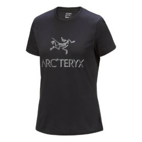 Camiseta de algodón «Arc» con palabra «Black»