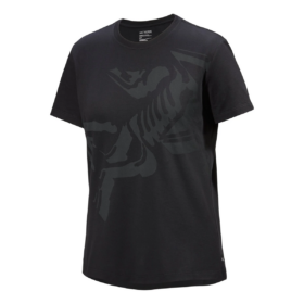 Camiseta de algodón Bird «Negro»