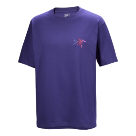 Camiseta de algodón con logotipo de Kragg «Purple»