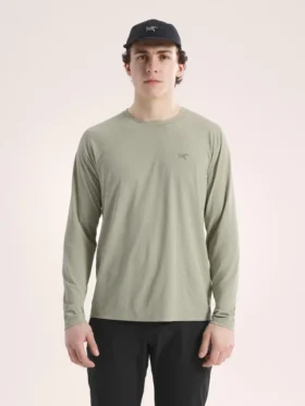 Camiseta de cuello redondo Cormac Crew de manga larga para hombre