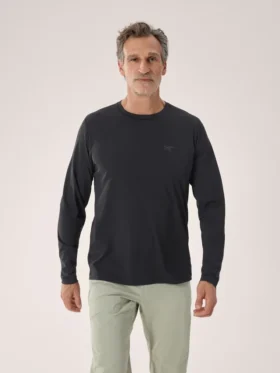 Camiseta de cuello redondo Cormac Crew de manga larga para hombre