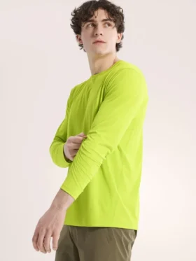 Camiseta de cuello redondo Cormac Crew de manga larga para hombre