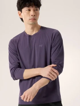 Camiseta de cuello redondo Cormac Crew de manga larga para hombre