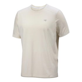 Camiseta de cuello redondo Cormac Crew SS «Blanco crema»