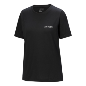 Camiseta de cuello redondo Kragg SL Cotton Blurred Bird «Negro»