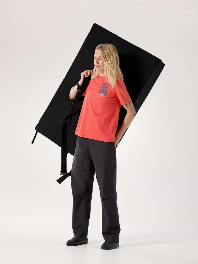 Camiseta de cuello redondo Kragg SL Cotton Superbloom SS para mujer