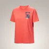 Camiseta de cuello redondo Kragg SL Cotton Superbloom SS para mujer