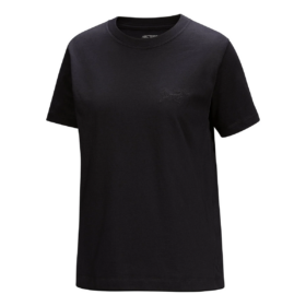 Camiseta de cuello redondo «Little Bird» de Kragg Cotton «Negro»