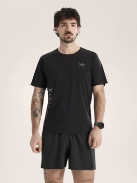 Camiseta de manga corta con logotipo Norvan Downword para hombre