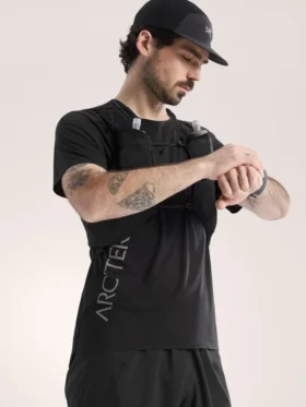 Camiseta de manga corta con logotipo Norvan Downword para hombre