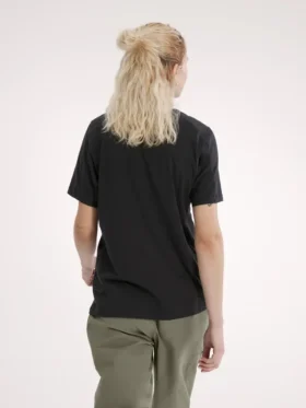 Camiseta de manga corta Kragg SL con emblema de algodón para mujer