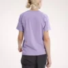 Camiseta de manga corta Kragg SL con emblema de algodón para mujer