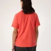 Camiseta de manga corta Kragg SL con emblema de algodón para mujer