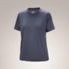 Camiseta de manga corta Kragg SL con emblema de algodón para mujer