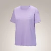 Camiseta de manga corta Kragg SL con emblema de algodón para mujer