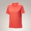 Camiseta de manga corta Kragg SL con emblema de algodón para mujer