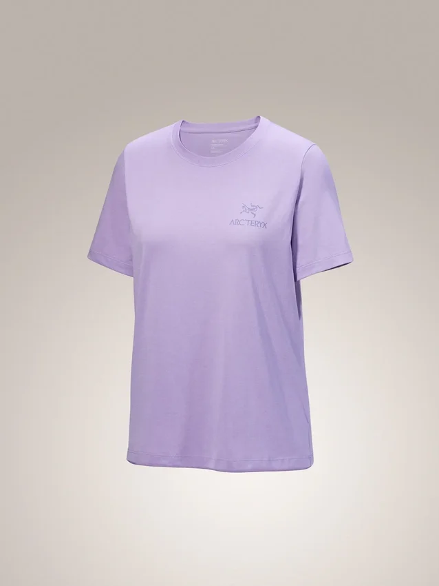 Camiseta de manga corta Kragg SL con emblema de algodón para mujer