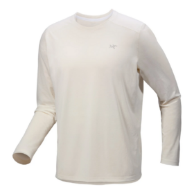 Camiseta de manga larga con cuello redondo Cormac Crew «Beige natural»