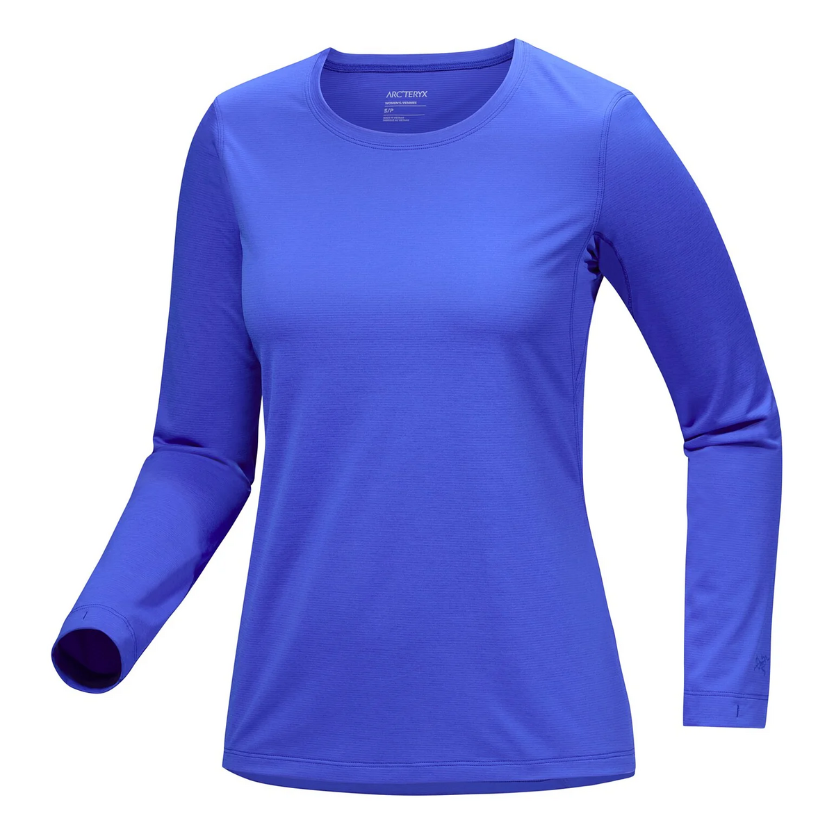 Camiseta de manga larga con cuello redondo Taema «Azul»