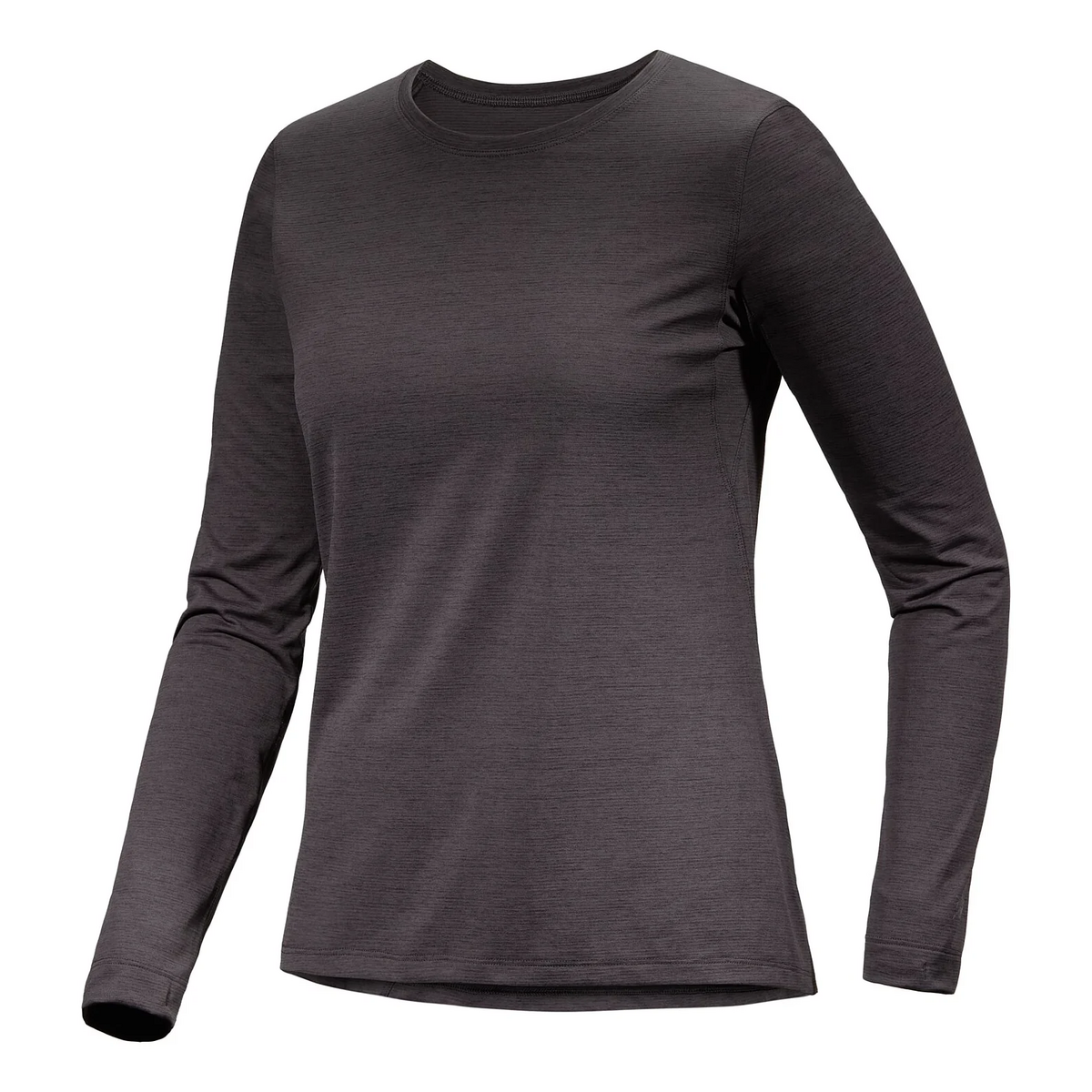 Camiseta de manga larga con cuello redondo Taema «Negro»