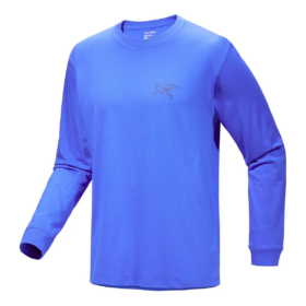 Camiseta de manga larga de algodón Kragg SL «Azul»