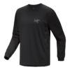 Camiseta de manga larga de algodón Kragg SL «Negro»