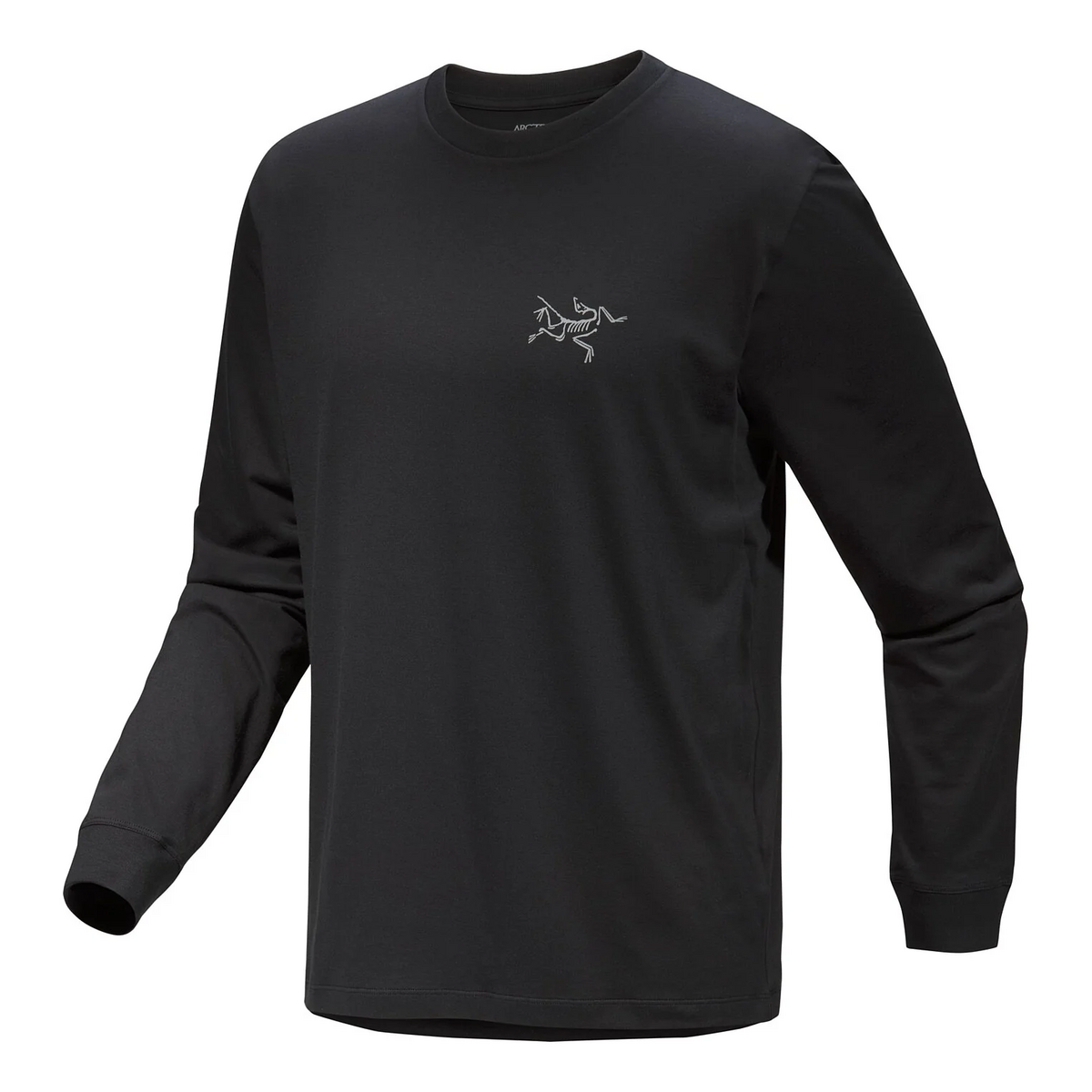 Camiseta de manga larga de algodón Kragg SL «Negro»