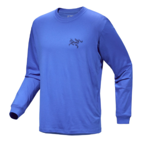 Camiseta de manga larga Kragg SL Cotton Bird Tile «Azul»