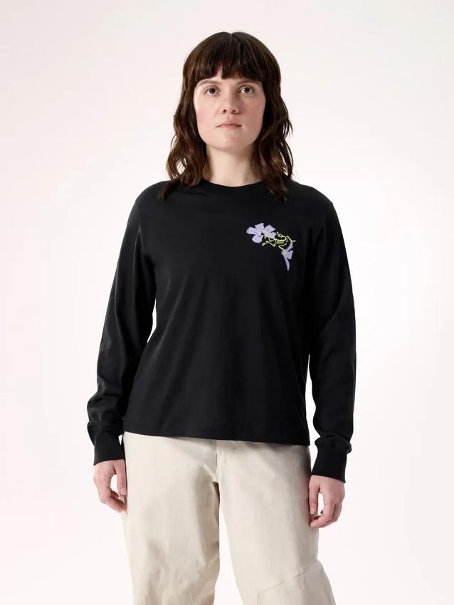 Camiseta de manga larga Kragg SL Cotton Bloom para mujer