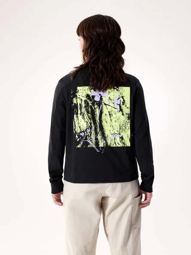 Camiseta de manga larga Kragg SL Cotton Bloom para mujer