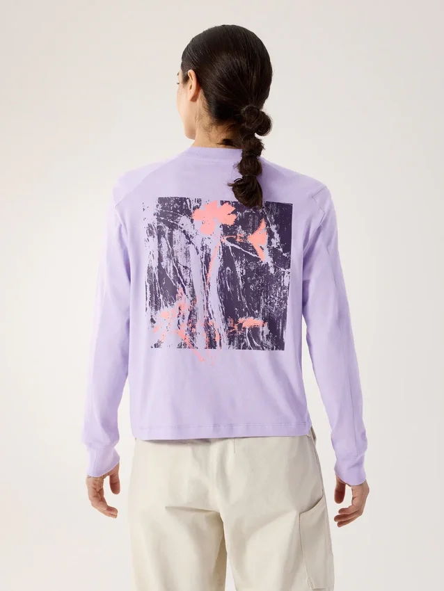 Camiseta de manga larga Kragg SL Cotton Bloom para mujer