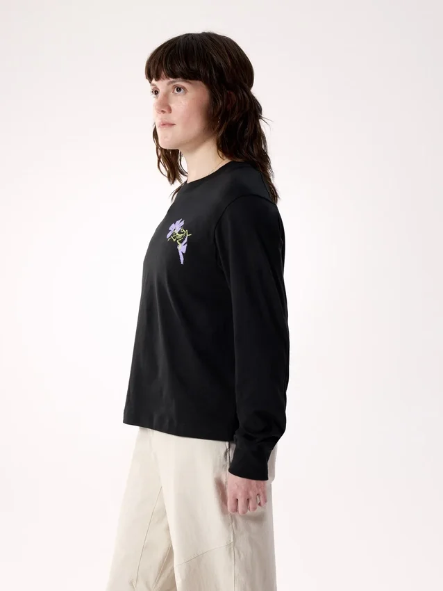 Camiseta de manga larga Kragg SL Cotton Bloom para mujer