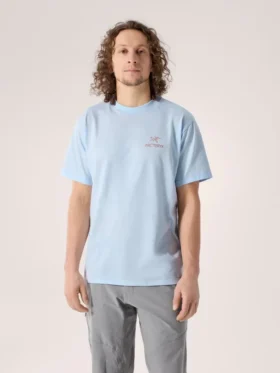 Camiseta Kragg SL de algodón con estampado de pájaros, manga corta, para hombre