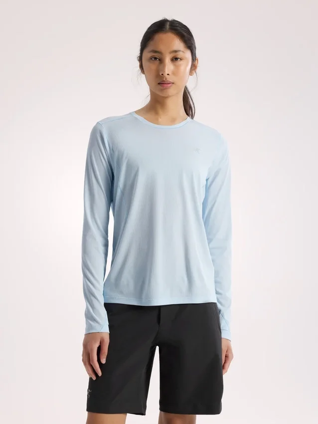 Camiseta Sunna Crew de manga larga para mujer