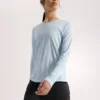 Camiseta Sunna Crew de manga larga para mujer
