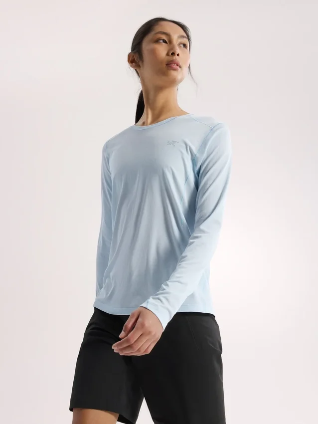 Camiseta Sunna Crew de manga larga para mujer