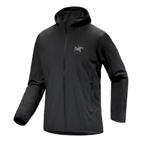 Chaqueta con capucha híbrida Incendo «Black»