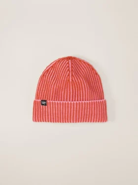 Gorro de punto acanalado