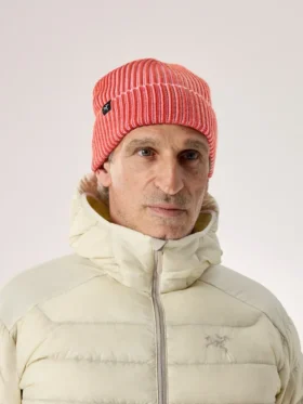 Gorro de punto acanalado